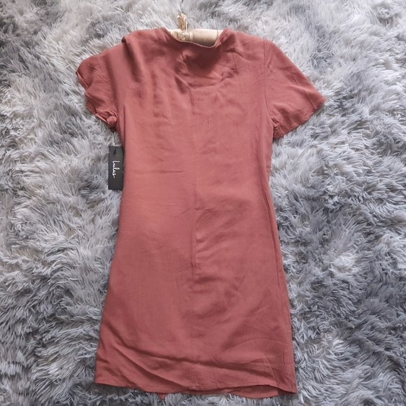 Lulus Rose Wrap Dress NWT - Picture 10 of 11